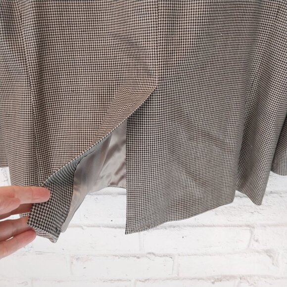 Ralph Lauren Blazer Men 46R Gray Houndstooth Silk Wool Blend 2 Button Sport Coat - Picture 5 of 14